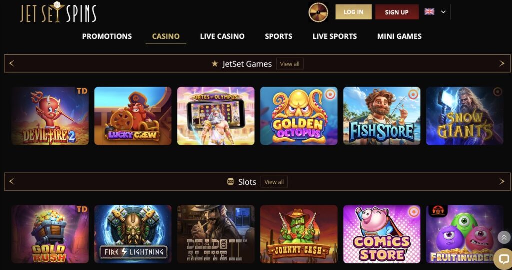 Jet Ser Spins - Best credit card casino of the month